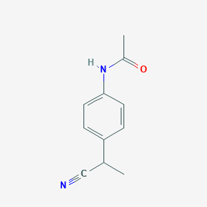 molecular formula C11H12N2O B1626812 N-(4-(1-Cyanoethyl)phenyl)acetamide CAS No. 28694-91-9