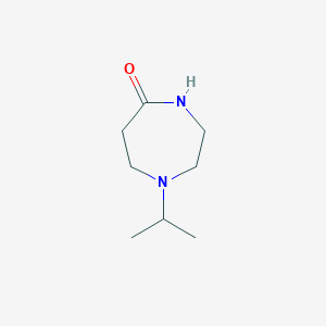 molecular formula C8H16N2O B1626814 1-Isopropyl-[1,4]diazepan-5-one CAS No. 59039-85-9