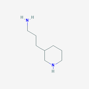 molecular formula C8H18N2 B1626816 3-Piperidin-3-yl-propylamine CAS No. 35307-80-3