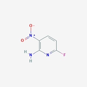 molecular formula C5H4FN3O2 B1626820 6-Fluoro-3-nitropyridin-2-amine CAS No. 60186-21-2