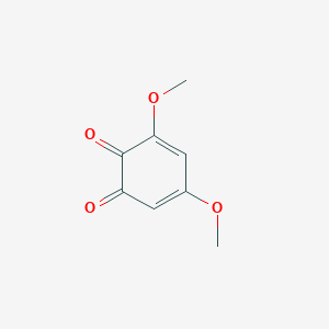 molecular formula C8H8O4 B1626822 3,5-Dimethoxycyclohexa-3,5-diene-1,2-dione CAS No. 52981-14-3