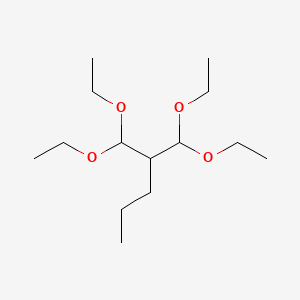 molecular formula C14H30O4 B1626838 2-(Diethoxymethyl)-1,1-diethoxypentane CAS No. 21037-61-6