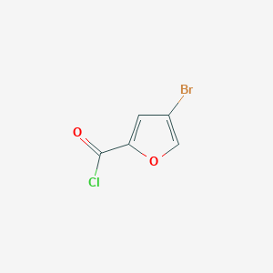 molecular formula C5H2BrClO2 B1626839 4-Bromofuran-2-carbonyl chloride CAS No. 58777-59-6