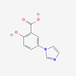 2-hydroxy-5-(1H-imidazol-1-yl)benzoic acid