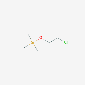 molecular formula C6H13ClOSi B1626848 3-Chloro-2-trimethylsiloxypropene CAS No. 76634-95-2