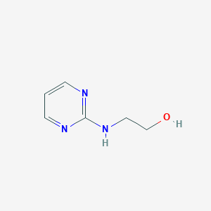 molecular formula C6H9N3O B162686 2-(Pyrimidin-2-ylamino)ethanol CAS No. 1742-25-2