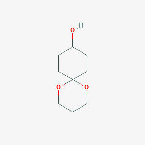 molecular formula C9H16O3 B1626863 1,5-Dioxaspiro[5.5]undecan-9-ol CAS No. 76626-10-3