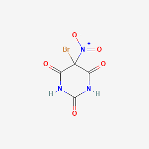 molecular formula C4H2BrN3O5 B1626868 5-Bromo-5-nitrobarbituric acid CAS No. 73730-97-9