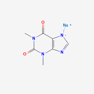 molecular formula C7H7N4NaO2 B1626870 Theophylline sodium CAS No. 3485-82-3