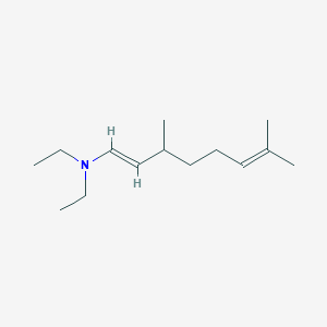 molecular formula C14H27N B1626887 N,N-diethyl-3,7-dimethyl-1,6-Octadien-1-amine CAS No. 62159-05-1