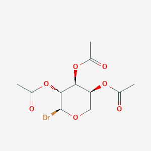 [(3S,4S,5R,6S)-4,5-Diacetyloxy-6-bromooxan-3-yl] acetate