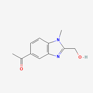 5-Acetyl-1-methyl-1H-benzimidazole-2-methanol