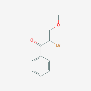 molecular formula C10H11BrO2 B1626891 2-Bromo-3-methoxy-1-phenylpropan-1-one CAS No. 21726-71-6