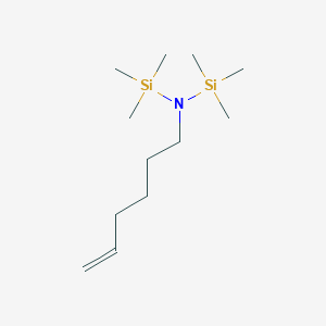 molecular formula C12H29NSi2 B1626893 N-(Hex-5-en-1-yl)-1,1,1-trimethyl-N-(trimethylsilyl)silanamine CAS No. 89333-68-6