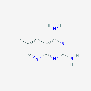 molecular formula C8H9N5 B1626894 6-Methylpyrido[2,3-d]pyrimidine-2,4-diamine CAS No. 85147-10-0