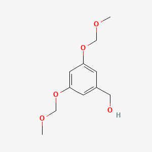 molecular formula C11H16O5 B1626895 (3,5-bis(methoxymethoxy)phenyl)methanol CAS No. 76280-60-9