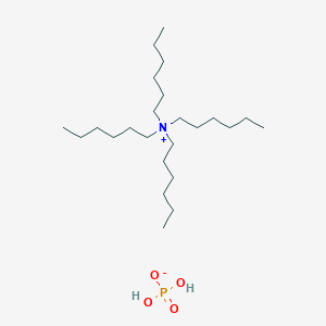 molecular formula C24H54NO4P B1626903 Tetrahexylammonium dihydrogen phosphate CAS No. 87700-05-8