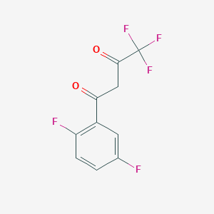 1-(2,5-Difluorophenyl)-4,4,4-trifluorobutane-1,3-dione