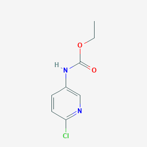 molecular formula C8H9ClN2O2 B1626910 Ethyl (6-chloropyridin-3-yl)carbamate CAS No. 89660-15-1