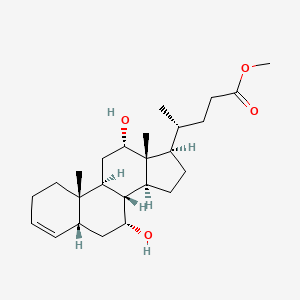 molecular formula C25H40O4 B1626914 Methyl 7a,12a-dihydroxy-5b-chol-3-enoate CAS No. 77731-11-4