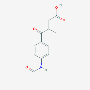 4-(4-Acetamidophenyl)-3-methyl-4-oxobutanoic acid