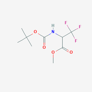 (R)-Methyl 2-((tert-butoxycarbonyl)amino)-3,3,3-trifluoropropanoate