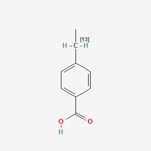 molecular formula C9H10O2 B1626926 4-(Ethyl-1-13C)benzoic acid CAS No. 286367-70-2