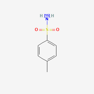 molecular formula C7H9NO2S B1626929 p-Toluenesulfonamide-15N CAS No. 287476-18-0