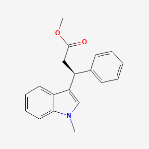 molecular formula C19H19NO2 B1626934 Methyl (3S)-(+)-3-(methyl-1H-indol-3-yl)-3-phenylpropionate CAS No. 429689-17-8