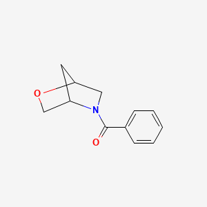 molecular formula C12H13NO2 B1626956 2-Oxa-5-azabicyclo[2.2.1]heptan-5-yl(phenyl)methanone CAS No. 31337-88-9