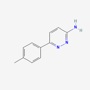 molecular formula C11H11N3 B1626960 6-(4-Methylphenyl)pyridazin-3-amine CAS No. 342047-22-7