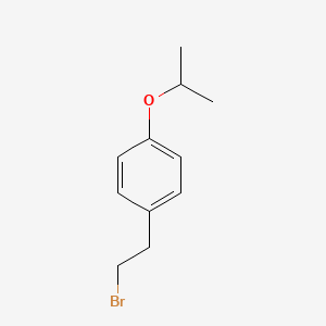 molecular formula C11H15BrO B1626962 1-(2-Bromoethyl)-4-(1-methylethoxy)benzene CAS No. 365572-09-4