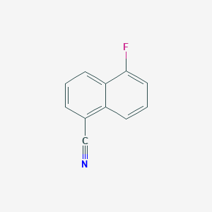 molecular formula C11H6FN B1626965 5-Fluoronaphthalene-1-carbonitrile CAS No. 59080-27-2
