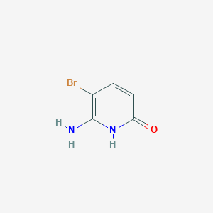 molecular formula C5H5BrN2O B1626966 2-Amino-3-bromo-6-hydroxypyridine CAS No. 511541-62-1