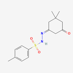 molecular formula C15H20N2O3S B1626967 N'-(3,3-Dimethyl-5-oxocyclohexylidene)-4-methylbenzenesulfonohydrazide CAS No. 41189-09-7
