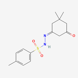 molecular formula C15H20N2O3S B1626967 N'-(3,3-Dimethyl-5-oxocyclohexylidene)-4-methylbenzene-1-sulfonohydrazide CAS No. 41189-09-7