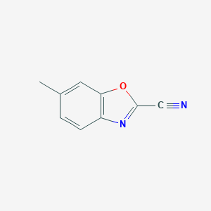 molecular formula C9H6N2O B162697 2-Cyano-6-methylbenzoxazole CAS No. 137426-78-9