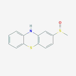 molecular formula C13H11NOS2 B1626978 2-(Methanesulfinyl)-10H-phenothiazine CAS No. 27612-10-8