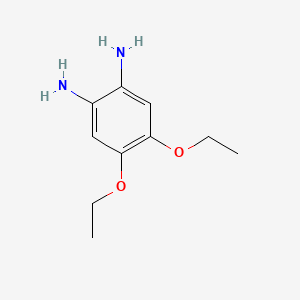molecular formula C10H16N2O2 B1626981 4,5-Diethoxybenzene-1,2-diamine CAS No. 86723-14-0