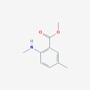 molecular formula C10H13NO2 B1626983 Methyl 5-methyl-2-(methylamino)benzoate CAS No. 55150-24-8