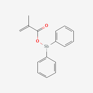 molecular formula C16H15O2S B1626989 甲基丙烯酸二苯基锑 CAS No. 5613-66-1