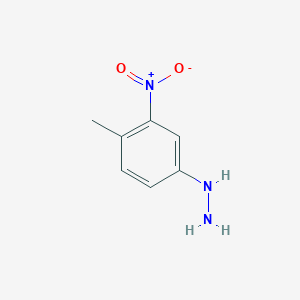 molecular formula C7H9N3O2 B1626993 (4-Methyl-3-nitrophenyl)hydrazine CAS No. 98547-96-7