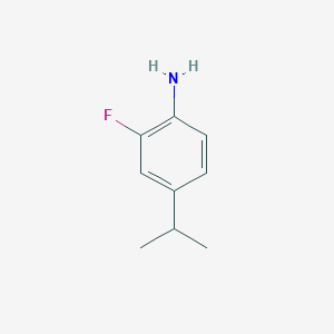 molecular formula C9H12FN B1626995 2-Fluoro-4-isopropylaniline CAS No. 87119-12-8