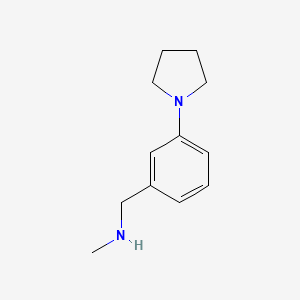 N-Methyl-N-(3-pyrrolidin-1-ylbenzyl)amine