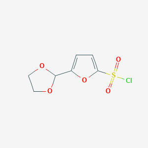5-(1,3-Dioxolan-2-YL)furan-2-sulfonyl chloride