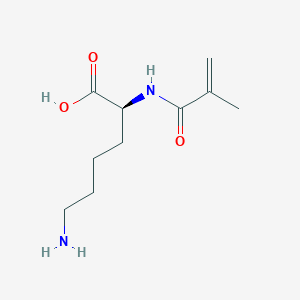 molecular formula C10H18N2O3 B1627011 N-Methacryloyl-L-lysine CAS No. 45158-94-9