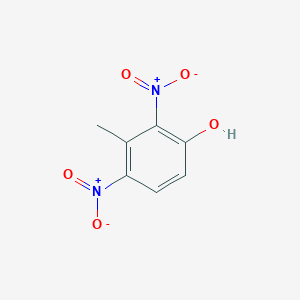 molecular formula C7H6N2O5 B162702 3-甲基-2,4-二硝基苯酚 CAS No. 1817-66-9