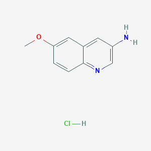 molecular formula C10H11ClN2O B1627024 6-Methoxyquinolin-3-amine hydrochloride CAS No. 1170974-22-7