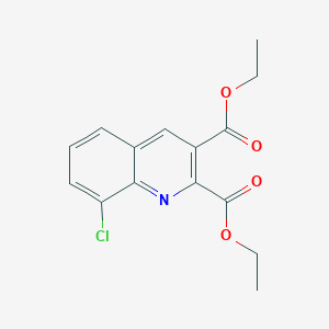 molecular formula C15H14ClNO4 B1627026 8-Chloroquinoline-2,3-dicarboxylic acid diethyl ester CAS No. 892874-60-1