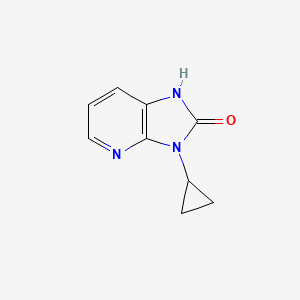 molecular formula C9H9N3O B1627031 3-Cyclopropyl-1,3-dihydro-imidazo[4,5-b]pyridin-2-one CAS No. 380605-23-2